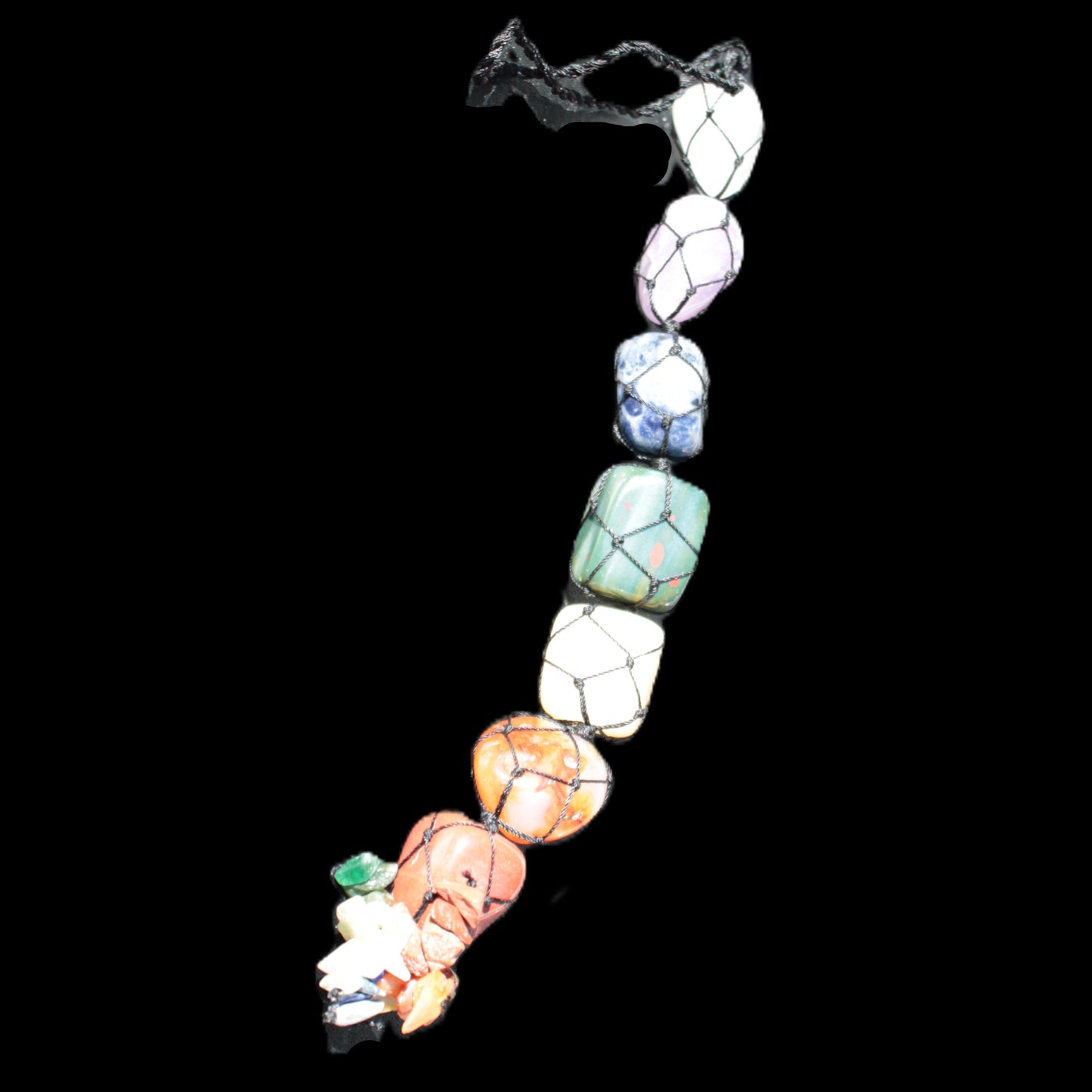 Seven Chakra Hanging ornament 298mm Rocks and Things Store