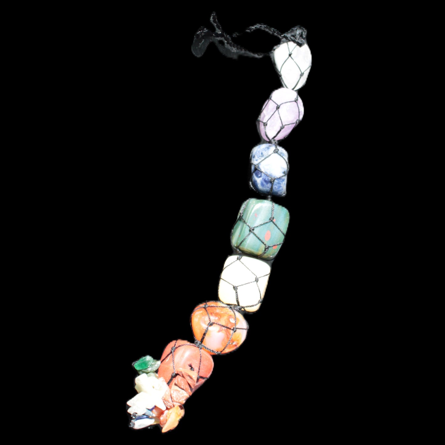 Seven Chakra Hanging ornament 298mm Rocks and Things Store