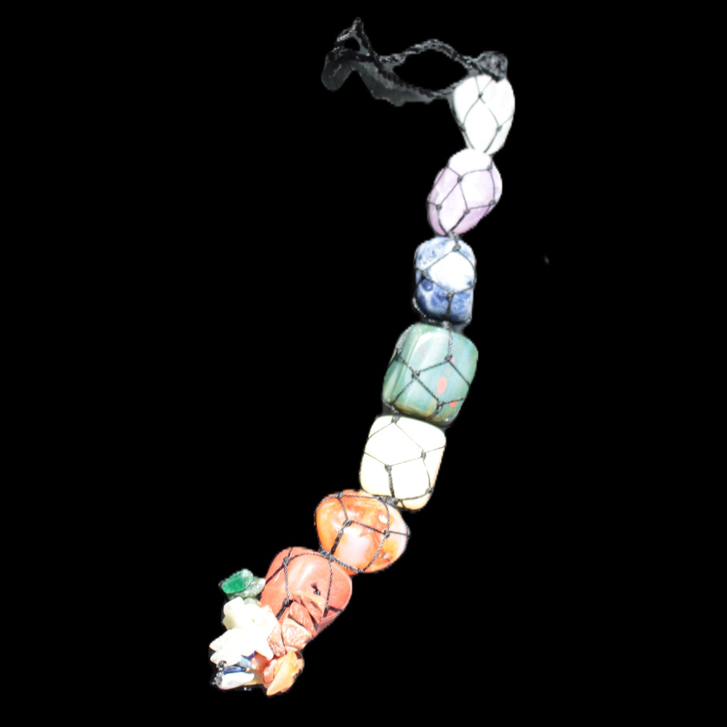 Seven Chakra Hanging ornament 298mm Rocks and Things Store