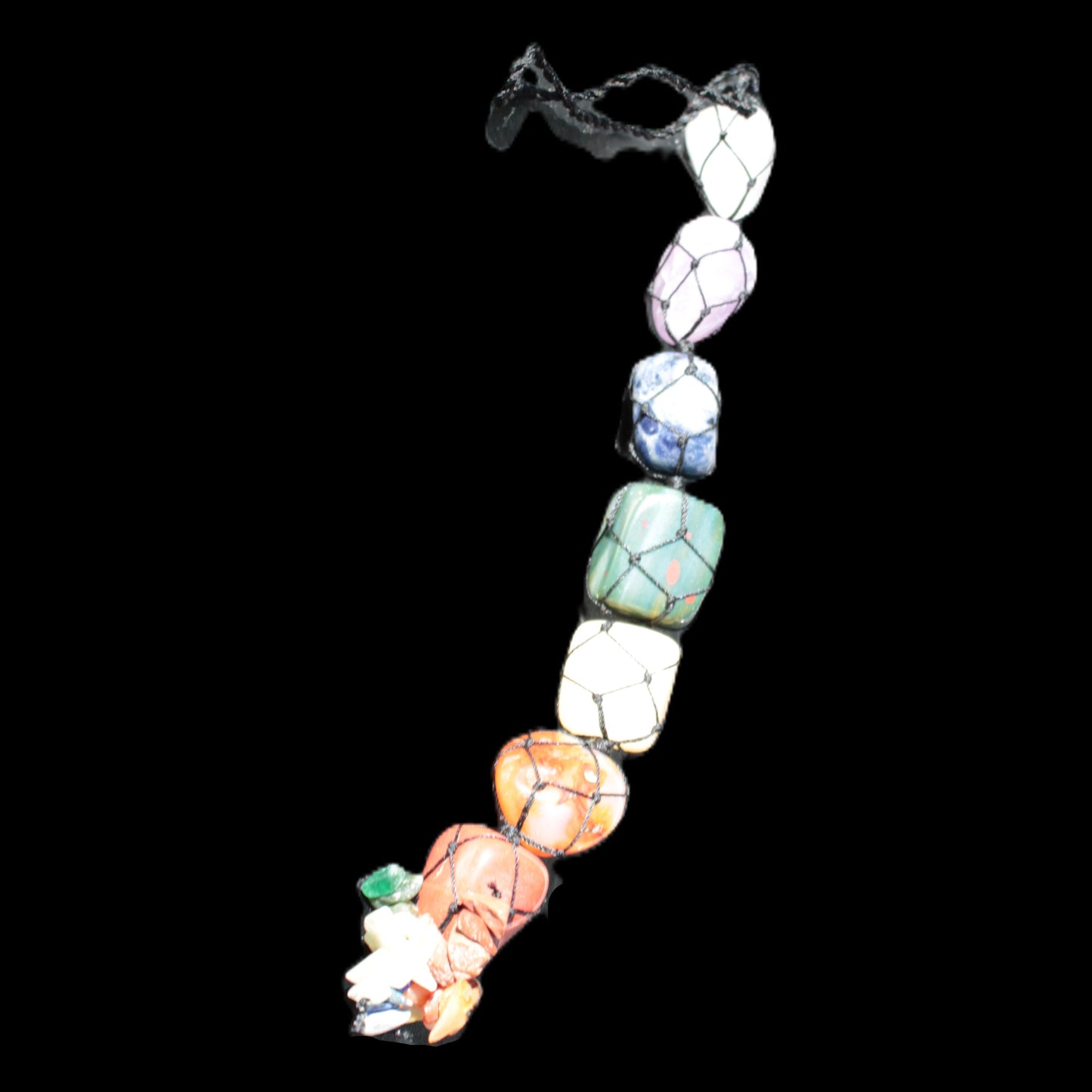 Seven Chakra Hanging ornament 298mm Rocks and Things Store