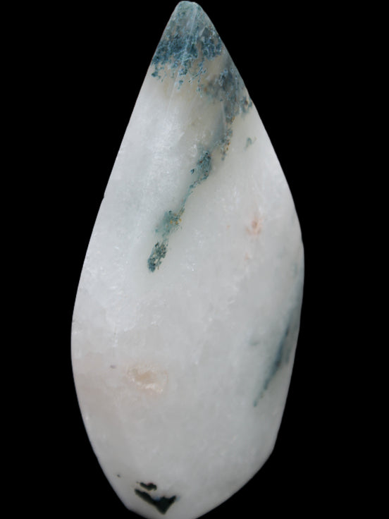 Ocean Grass Agate water drop 81*30*137mm 462g Rocks and Things