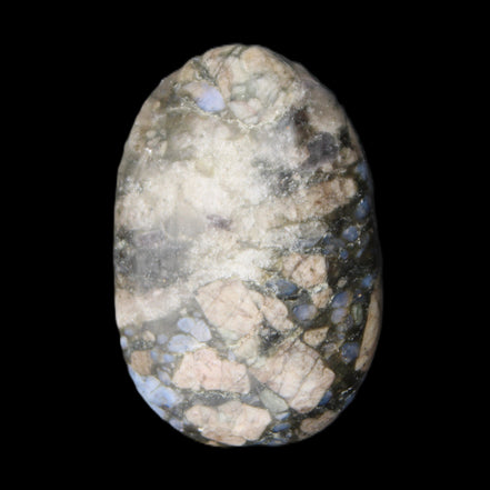 Llanite Que Sera palm stone 52*17*35mm 55g in sunlight - Rocks and Things Store