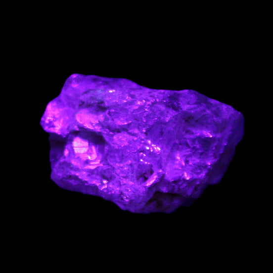 Fenster Golden Diamond Quartz with hydrocarbons & enhydros 23-30mm  8.9-11.4g in UV light -Rocks and Things Store