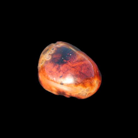 Crazy Lace Silk Banded Agate from Madagascar 40*31mm 44g in sunlight - Rocks and Things Store