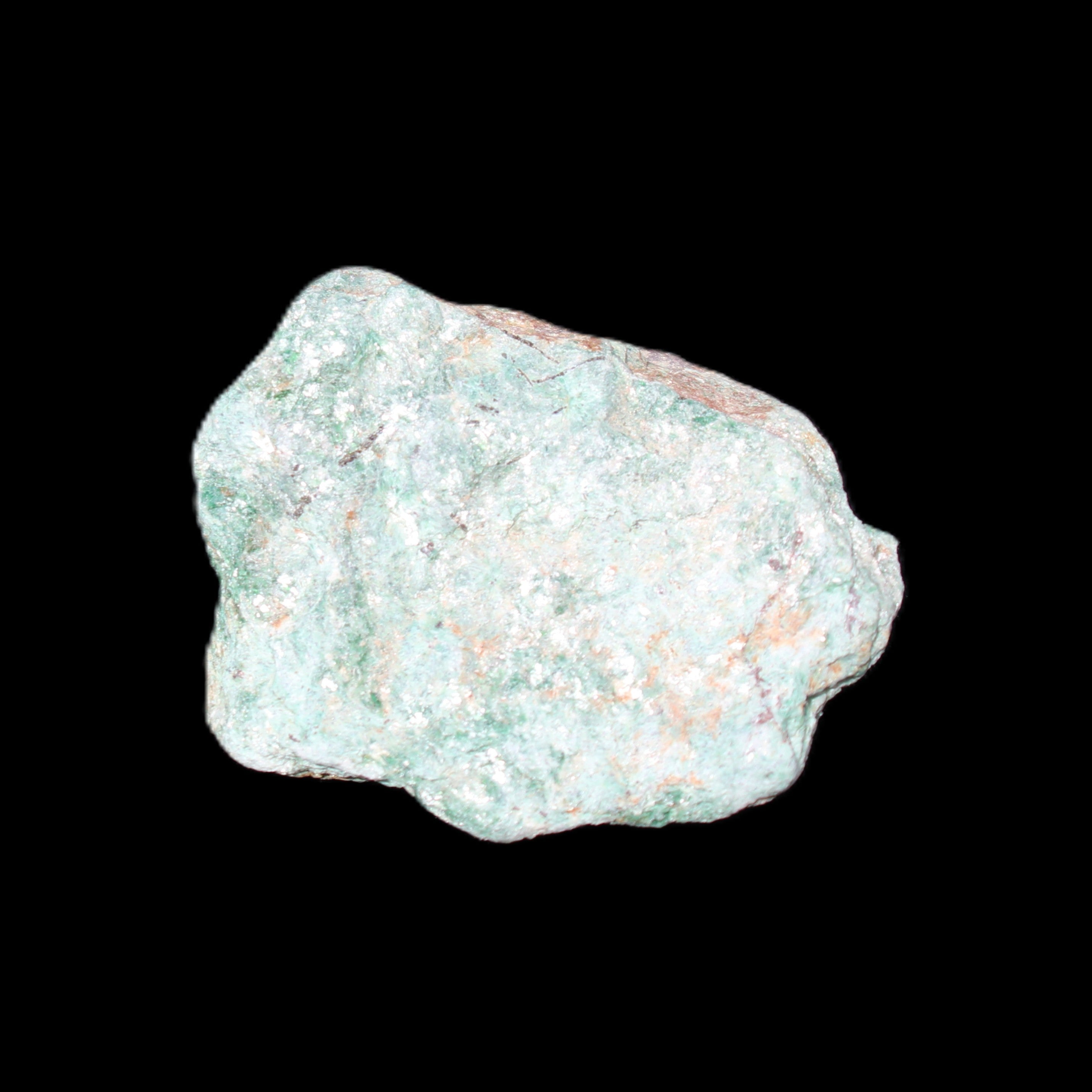 Green Fuchsite mica natural 35-50mm 26-50g in sunlight - Rocks and Things Store