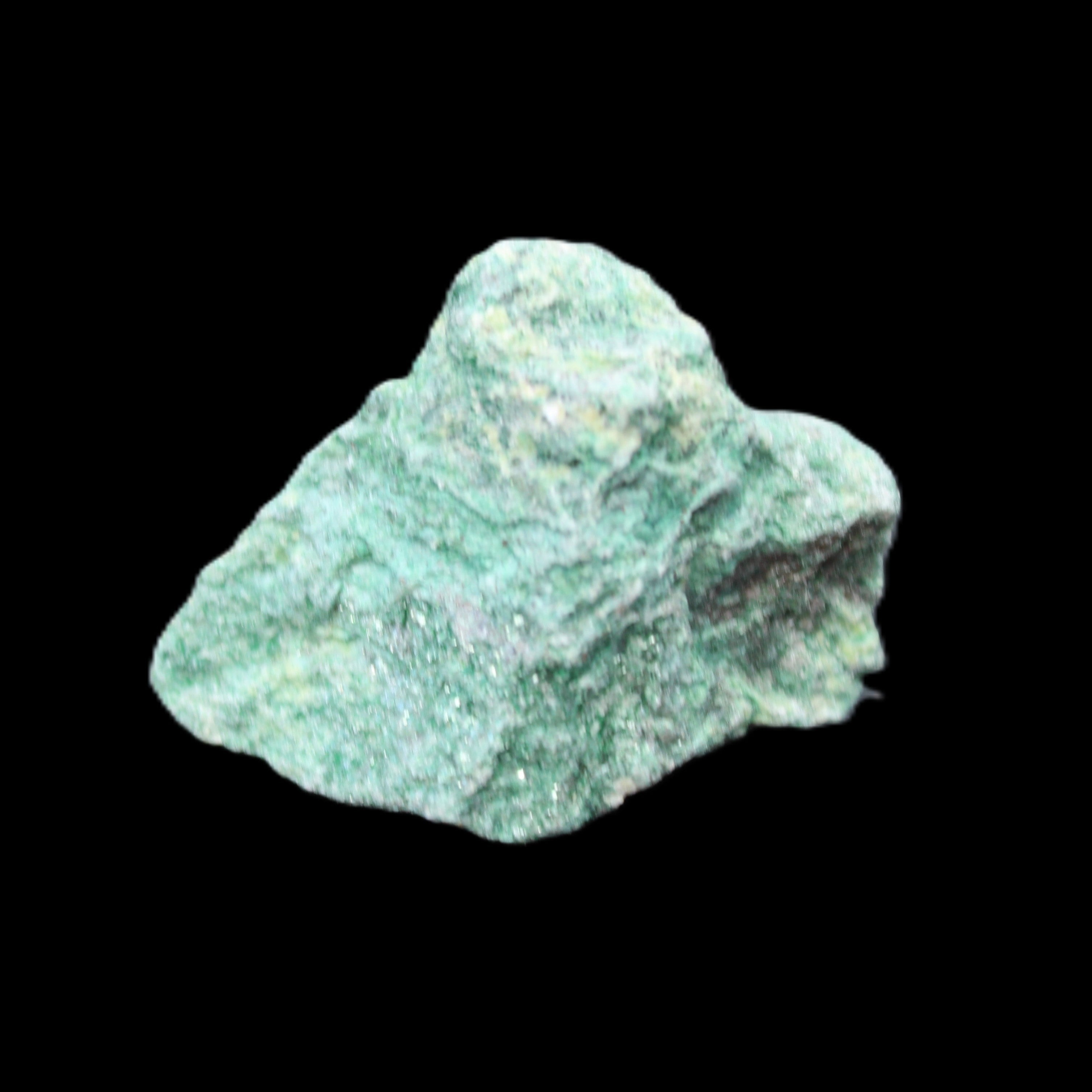 Green Fuchsite mica natural 35-50mm 26-50g in sunlight - Rocks and Things Store