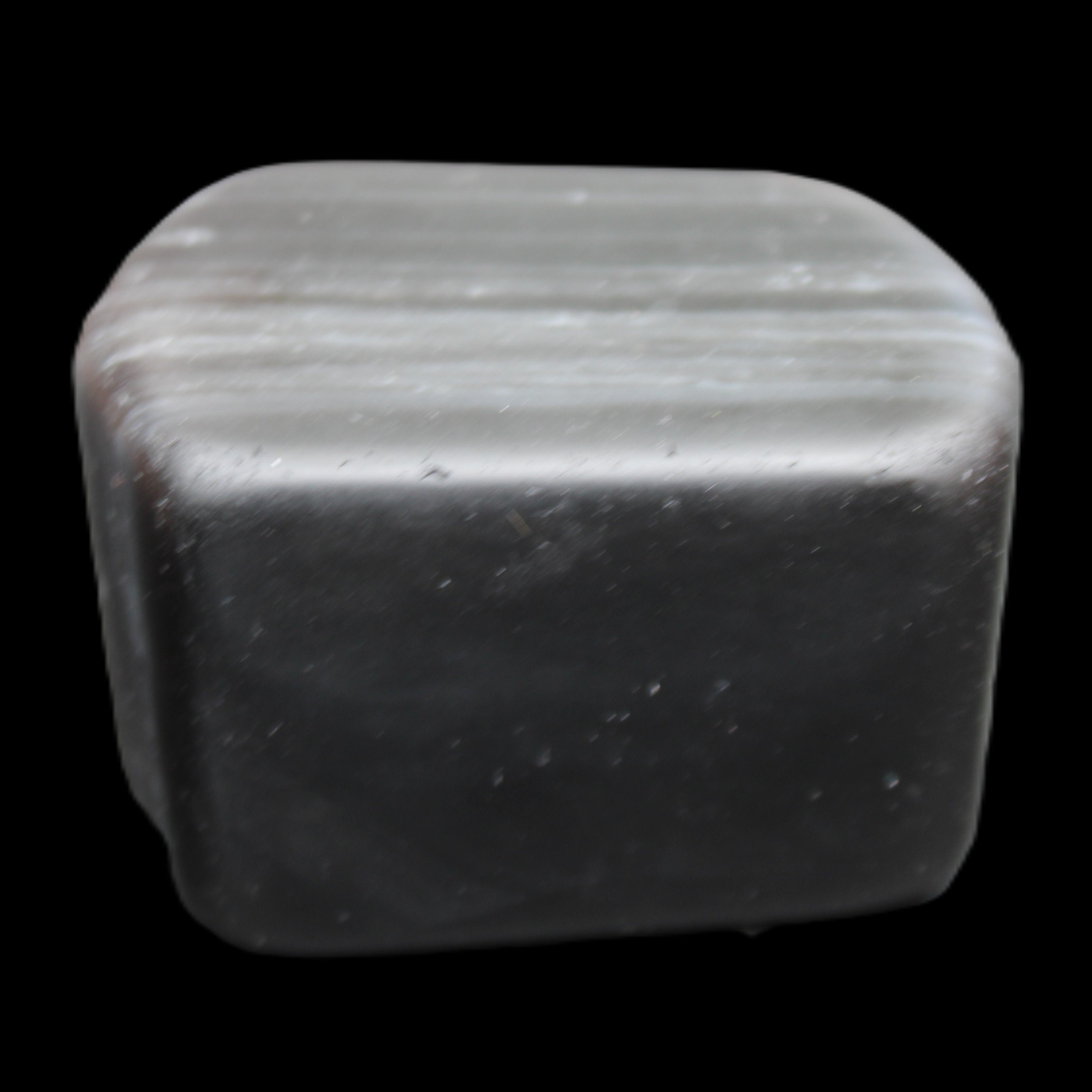 Black banded Obsidian paperweight 58/61*38/42*32/37mm 205/225g in sunlight - Rocks and Things Store