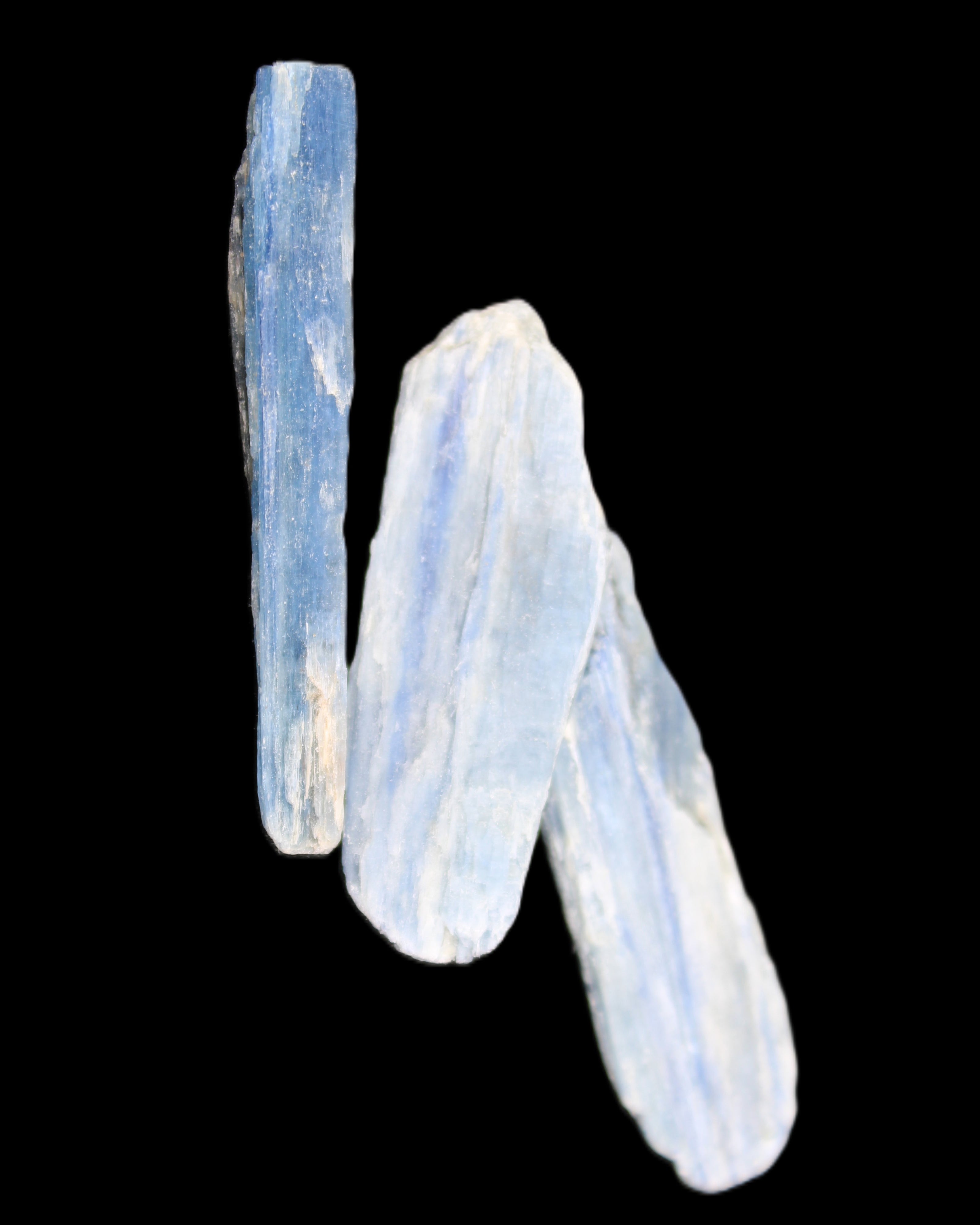 Natural Blue Kyanite blade crystals 20-24g in sunlight - Rocks and Things Store