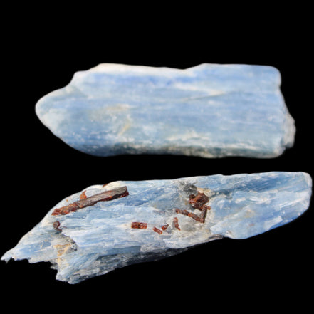 Natural Blue Kyanite two blade crystals 29-31g in sunlight - Rocks and Things Store