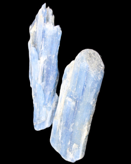 Natural Blue Kyanite two blade crystals 29-31g in sunlight - Rocks and Things Store
