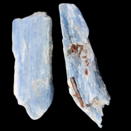 Natural Blue Kyanite two blade crystals 29-31g in sunlight - Rocks and Things Store