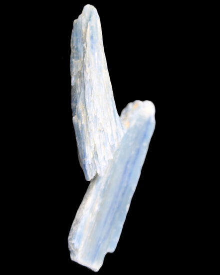 Natural Blue Kyanite two blade crystals 29-31g in sunlight - Rocks and Things Store