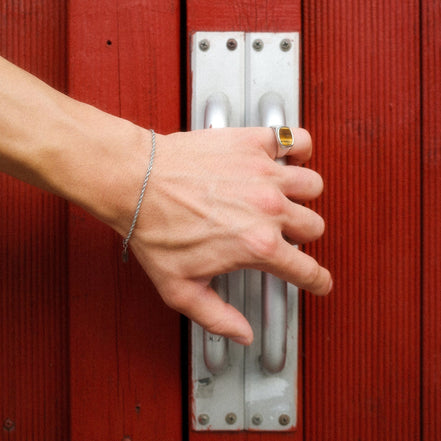 Brown Square Ring