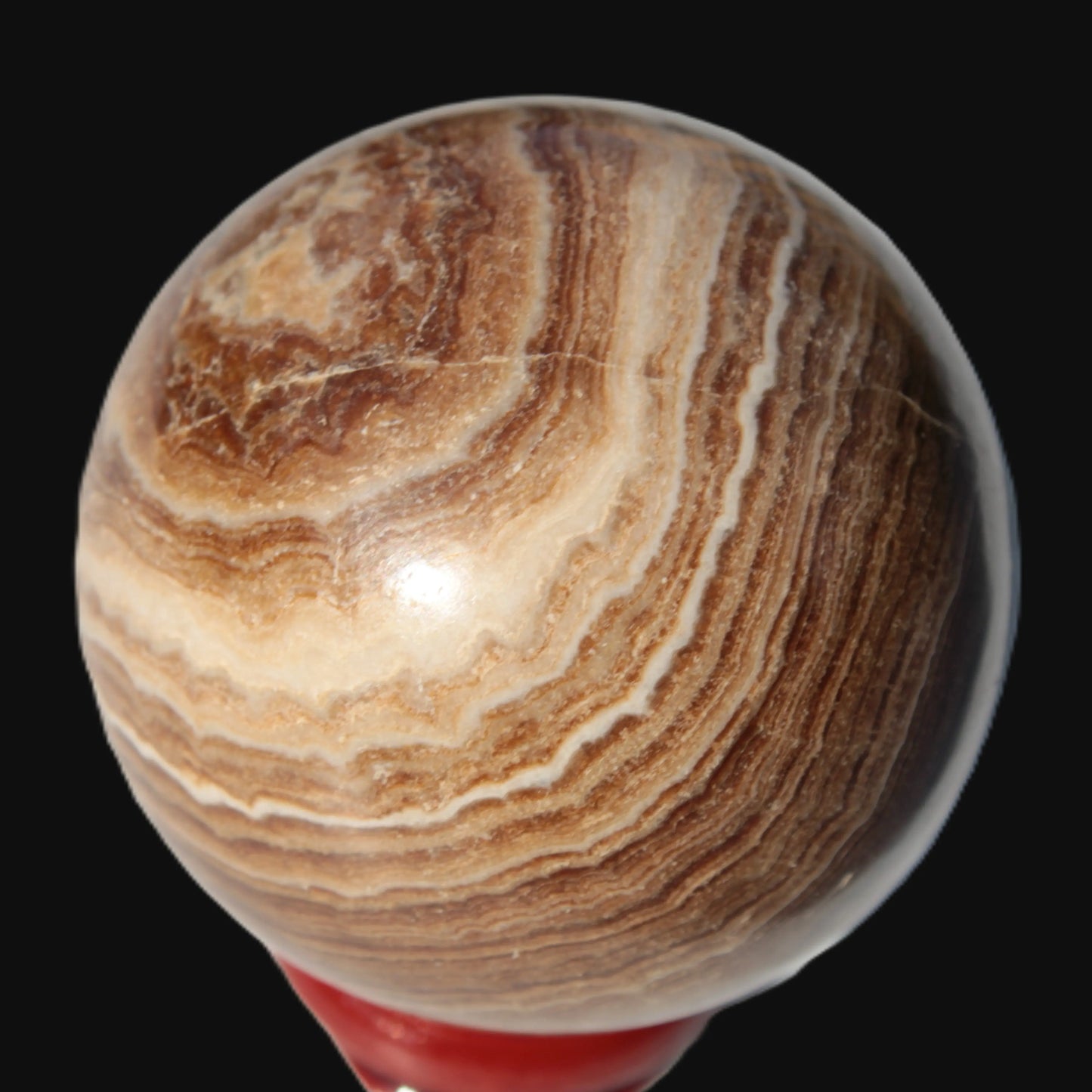 Chocolate Calcite sphere 52mm 185g Rocks and Things Store