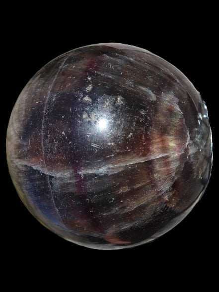 Dark Fluorite sphere 504g Rocks and Things