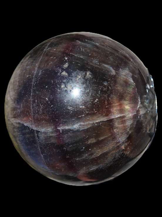 Dark Fluorite sphere 504g Rocks and Things