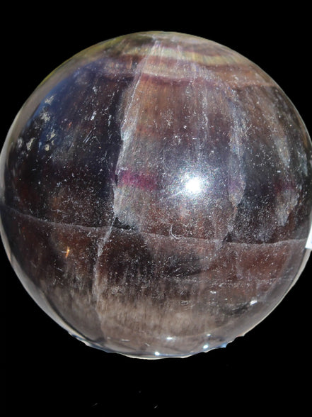 Dark Fluorite sphere 504g Rocks and Things