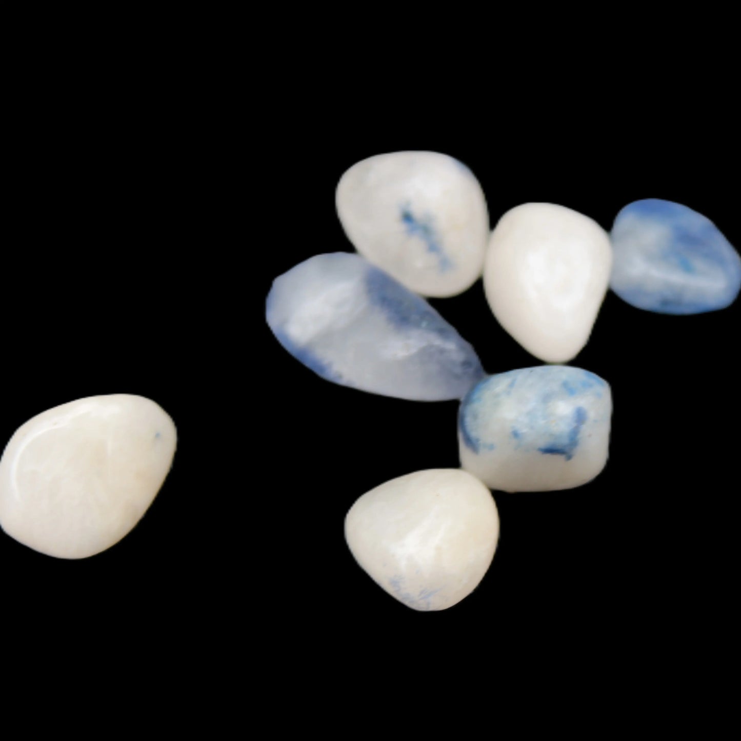 Dumortierite Blue hair Quartz 7 tiny crystals 7-9g Rocks and Things