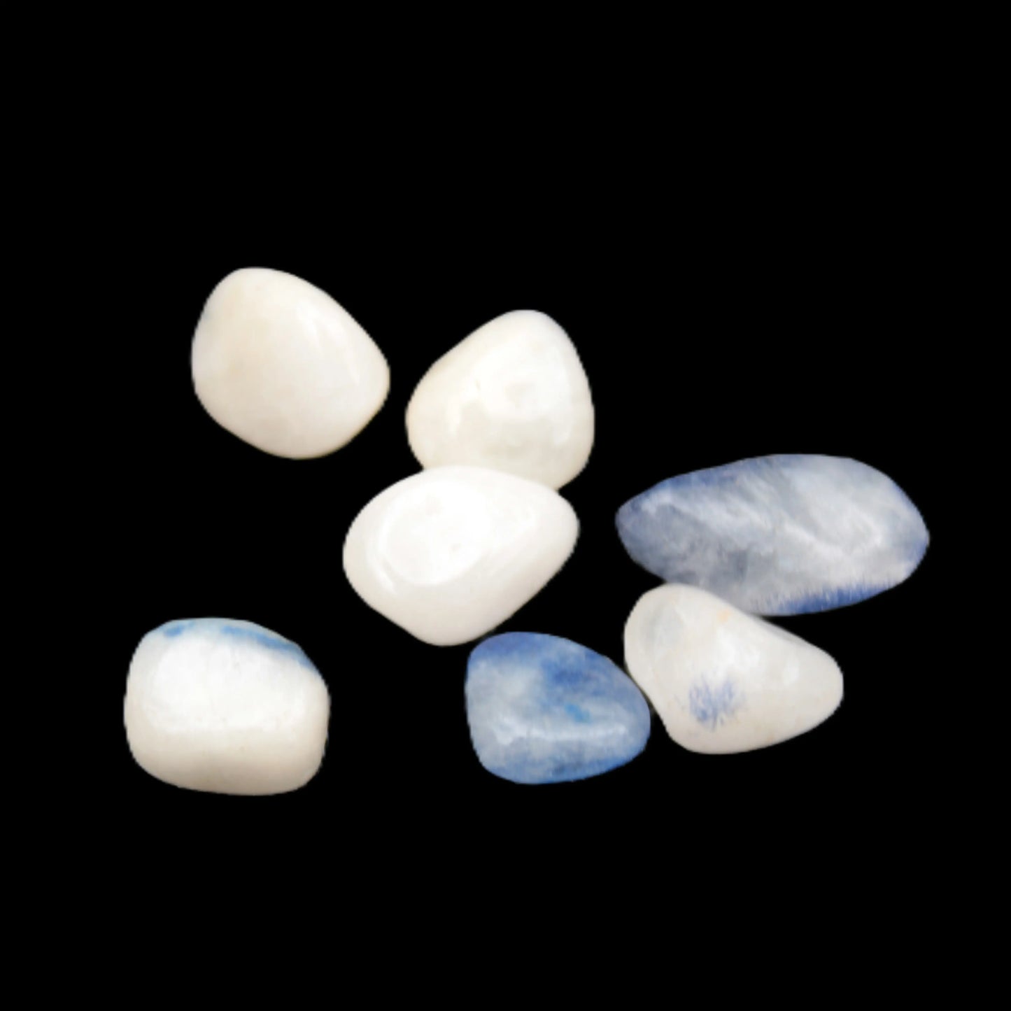 Dumortierite Blue hair Quartz 7 tiny crystals 7-9g Rocks and Things