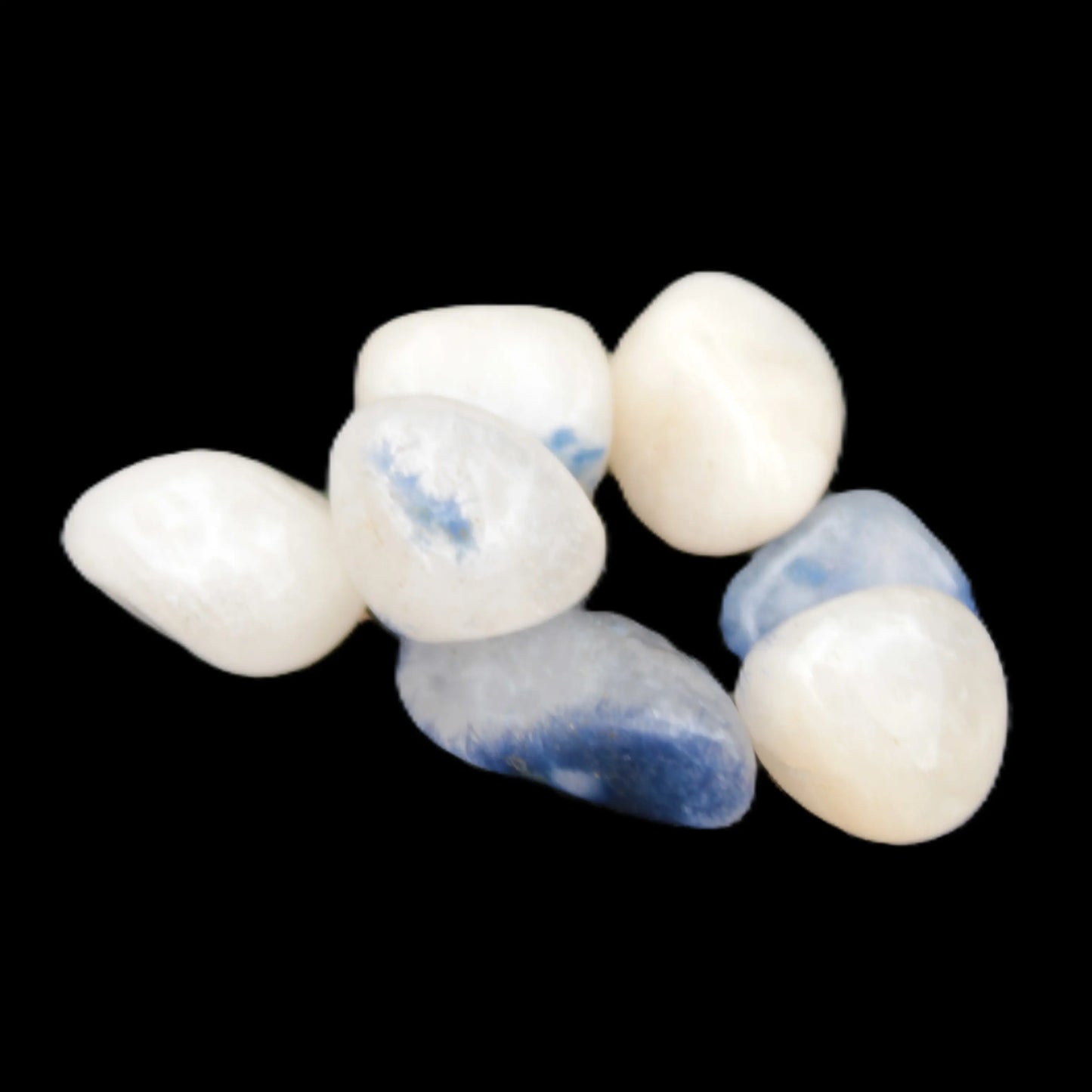 Dumortierite Blue hair Quartz 7 tiny crystals 7-9g Rocks and Things
