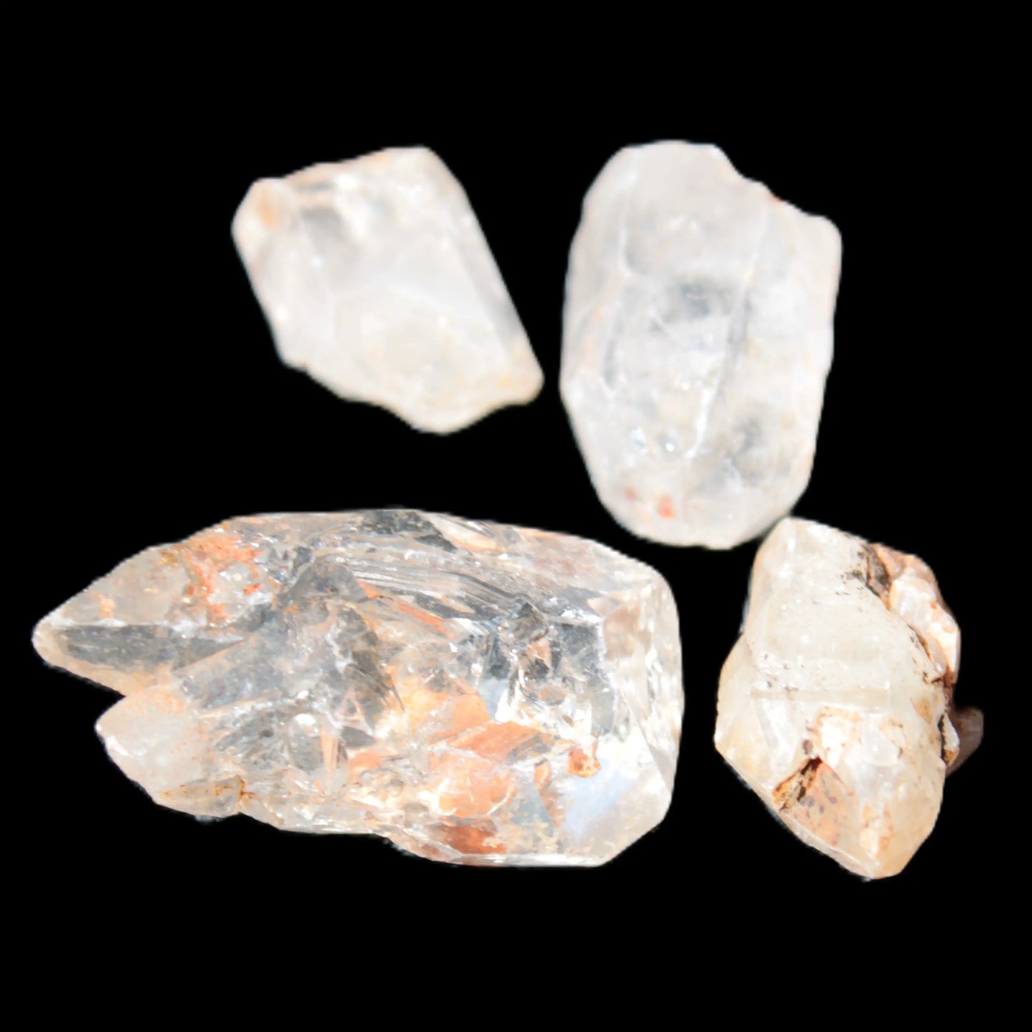 Fenster Enhydro Quartz with oil 1-6 crystals 11-18g Rocks and Things