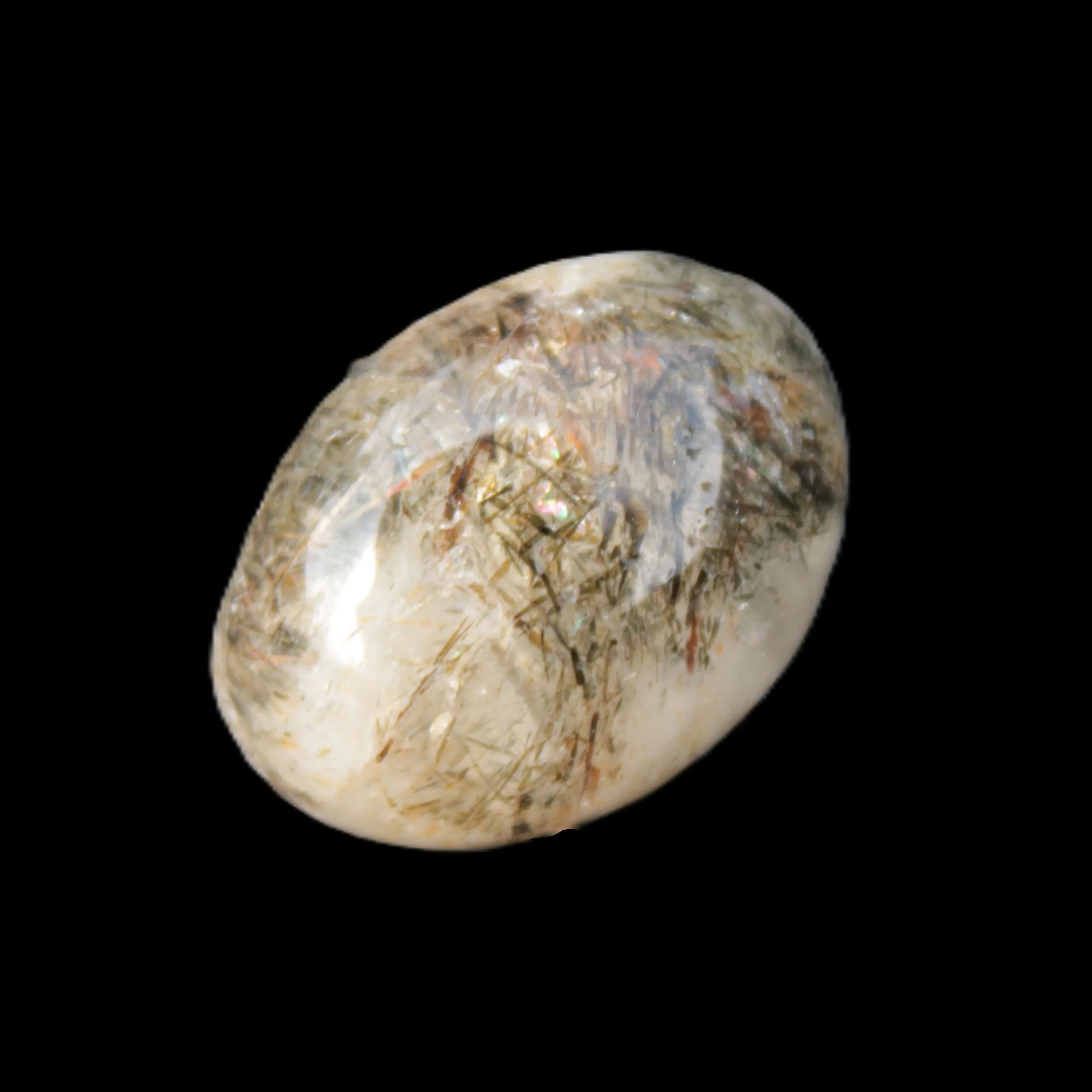 Green Tourmaline in Quartz small polished crystal 9g Rocks and Things