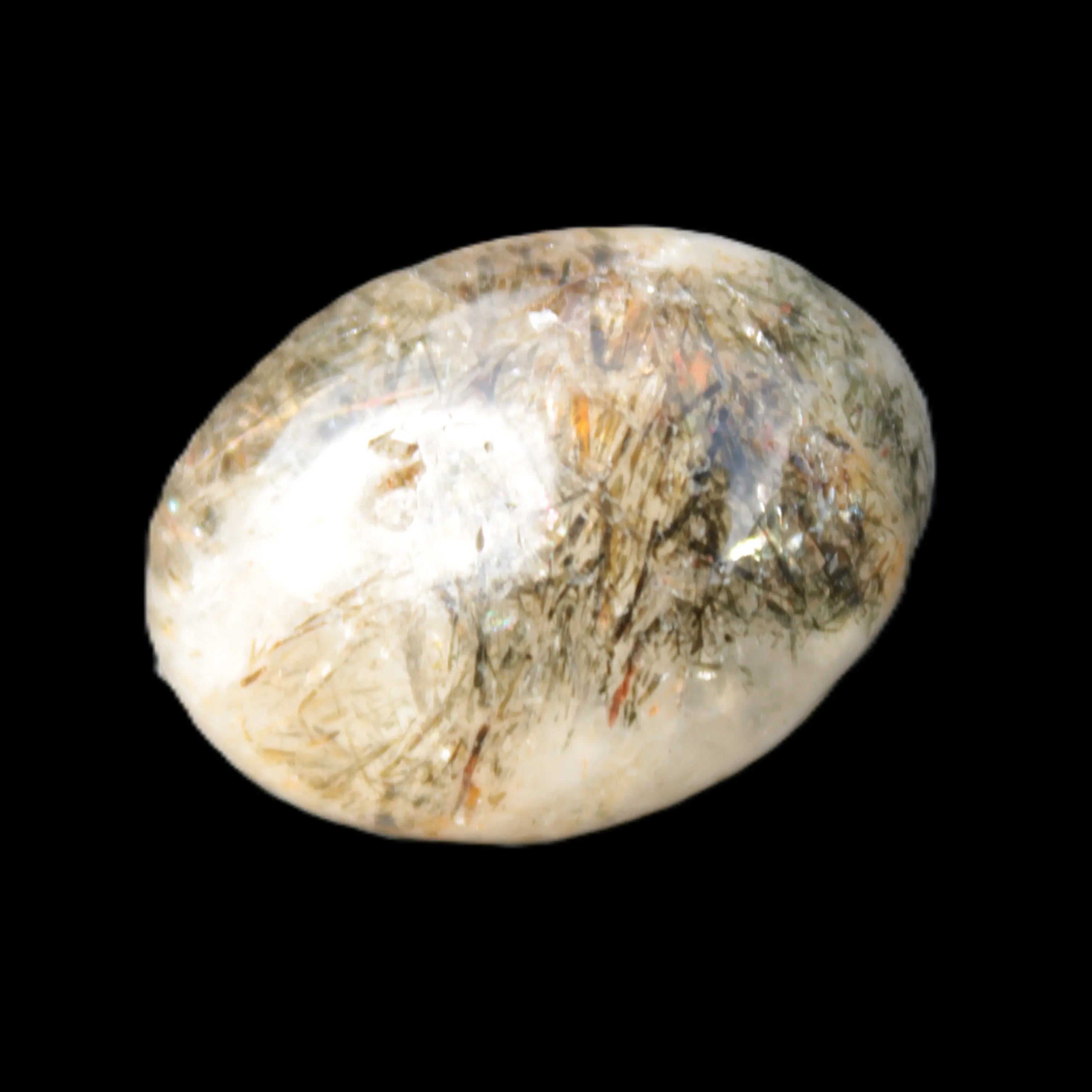 Green Tourmaline in Quartz small polished crystal 9g Rocks and Things