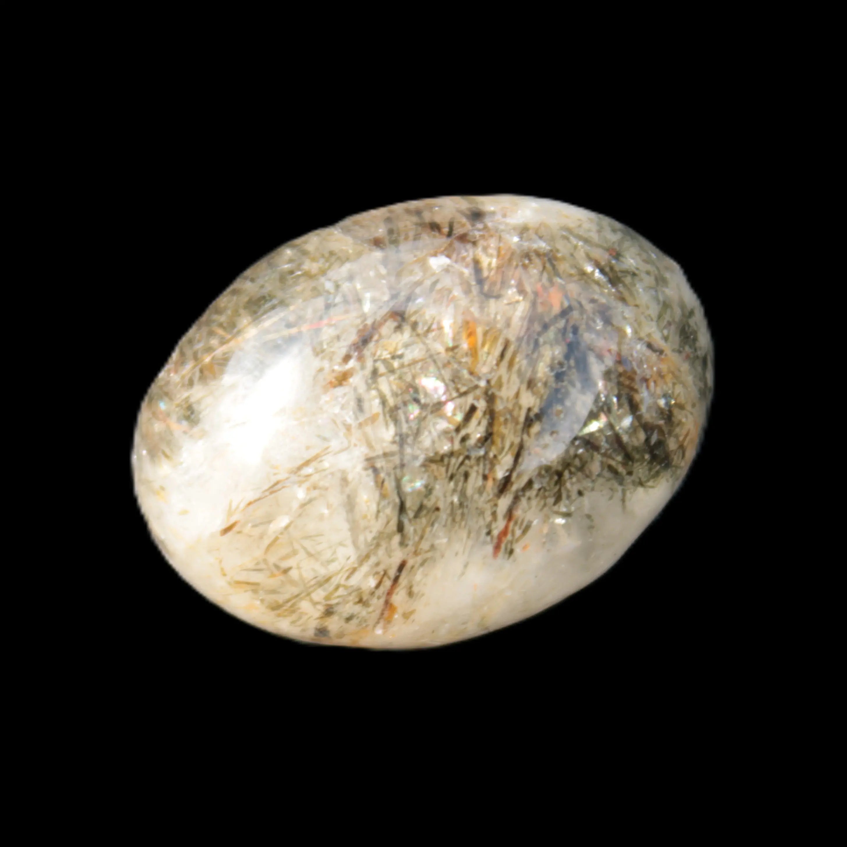 Green Tourmaline in Quartz small polished crystal 9g Rocks and Things