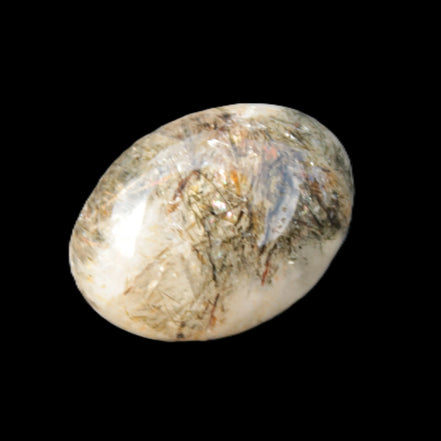 Green Tourmaline in Quartz small polished crystal 9g Rocks and Things