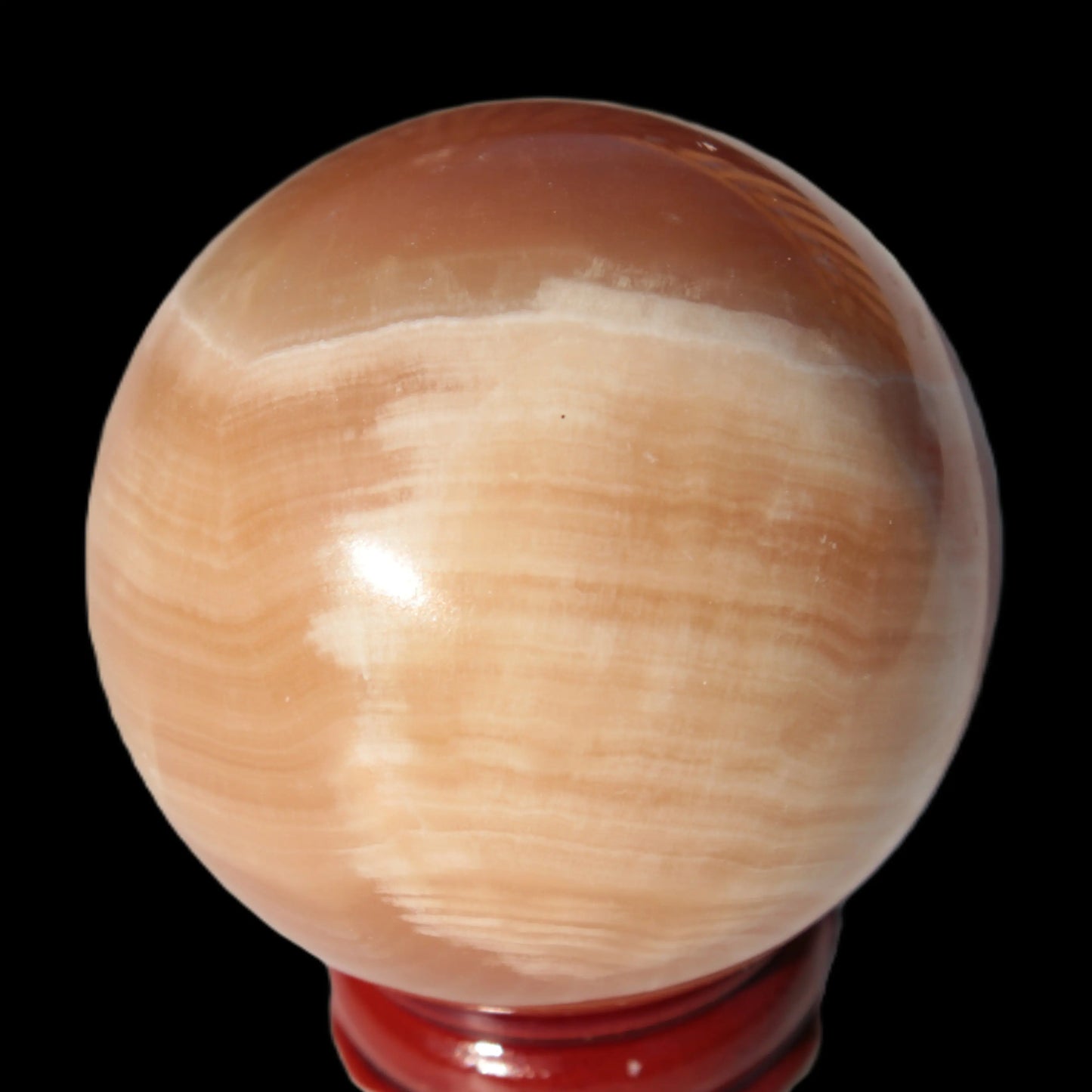 Honey Calcite sphere 53mm 175g Rocks and Things