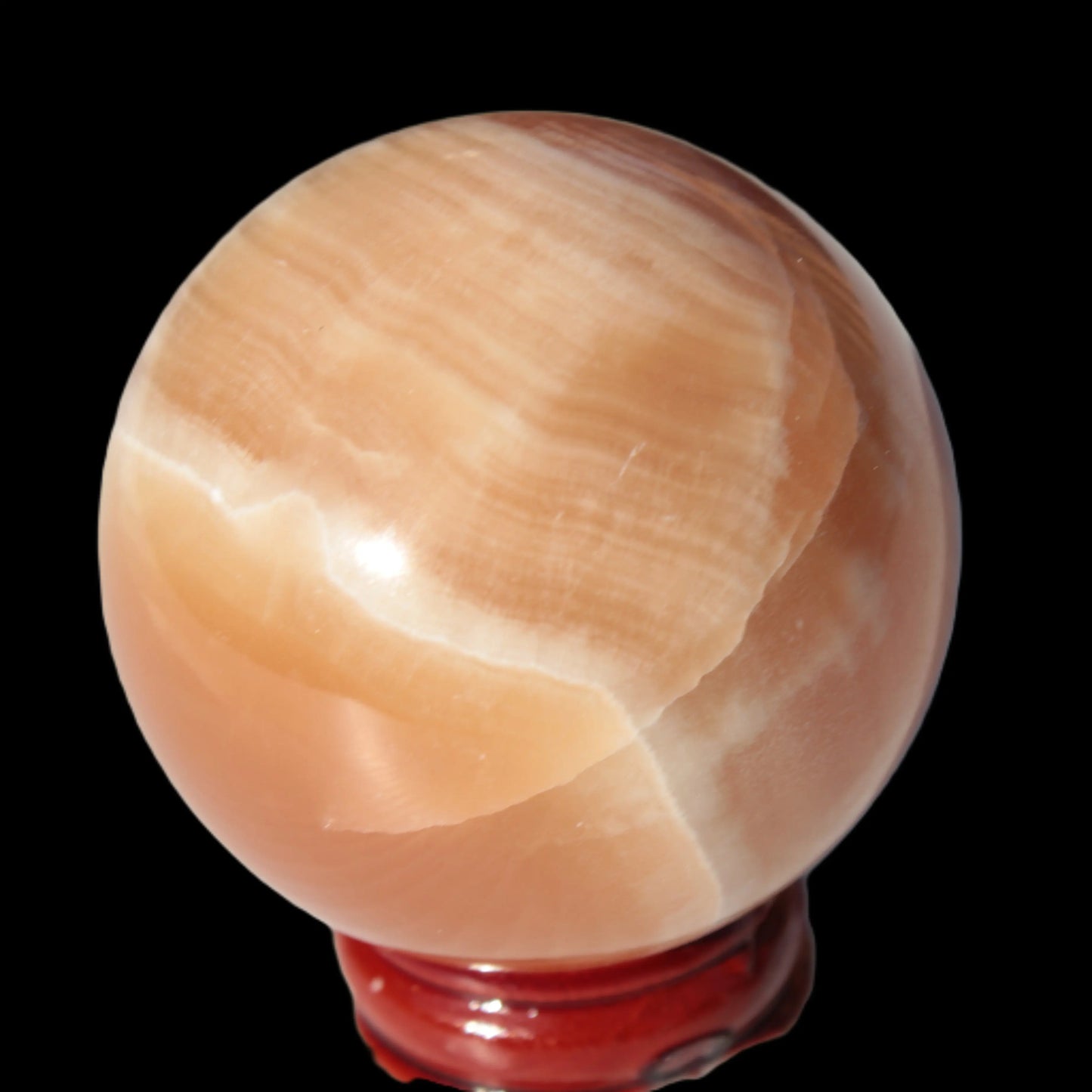 Honey Calcite sphere 53mm 175g Rocks and Things