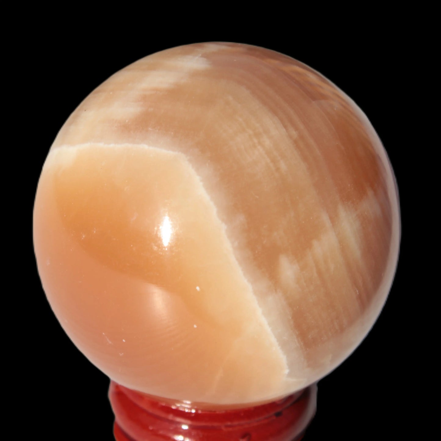 Honey Calcite sphere 53mm 175g Rocks and Things