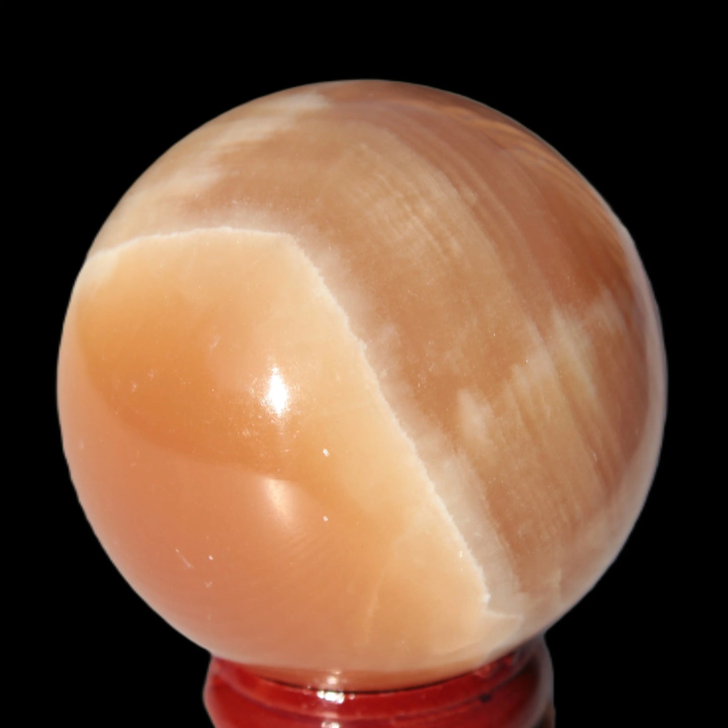 Honey Calcite sphere 53mm 175g Rocks and Things
