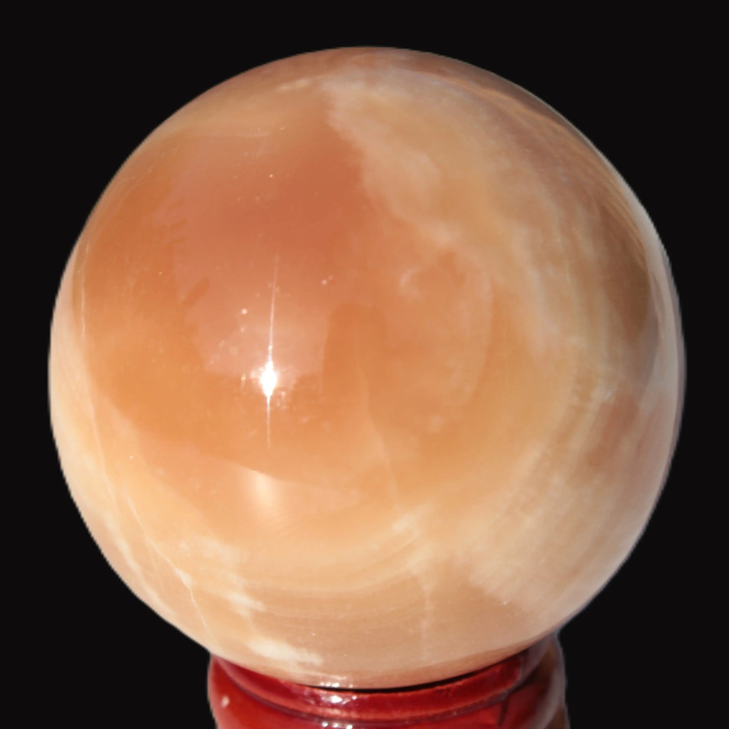 Honey Calcite sphere 53mm 175g Rocks and Things