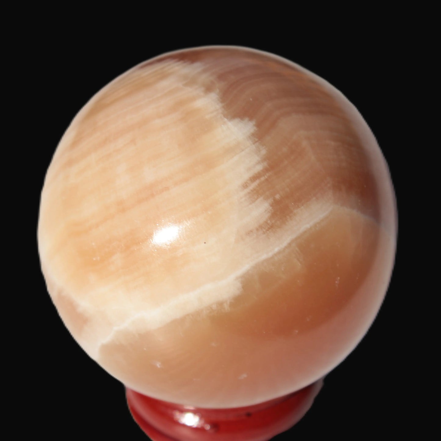 Honey Calcite sphere 53mm 175g Rocks and Things