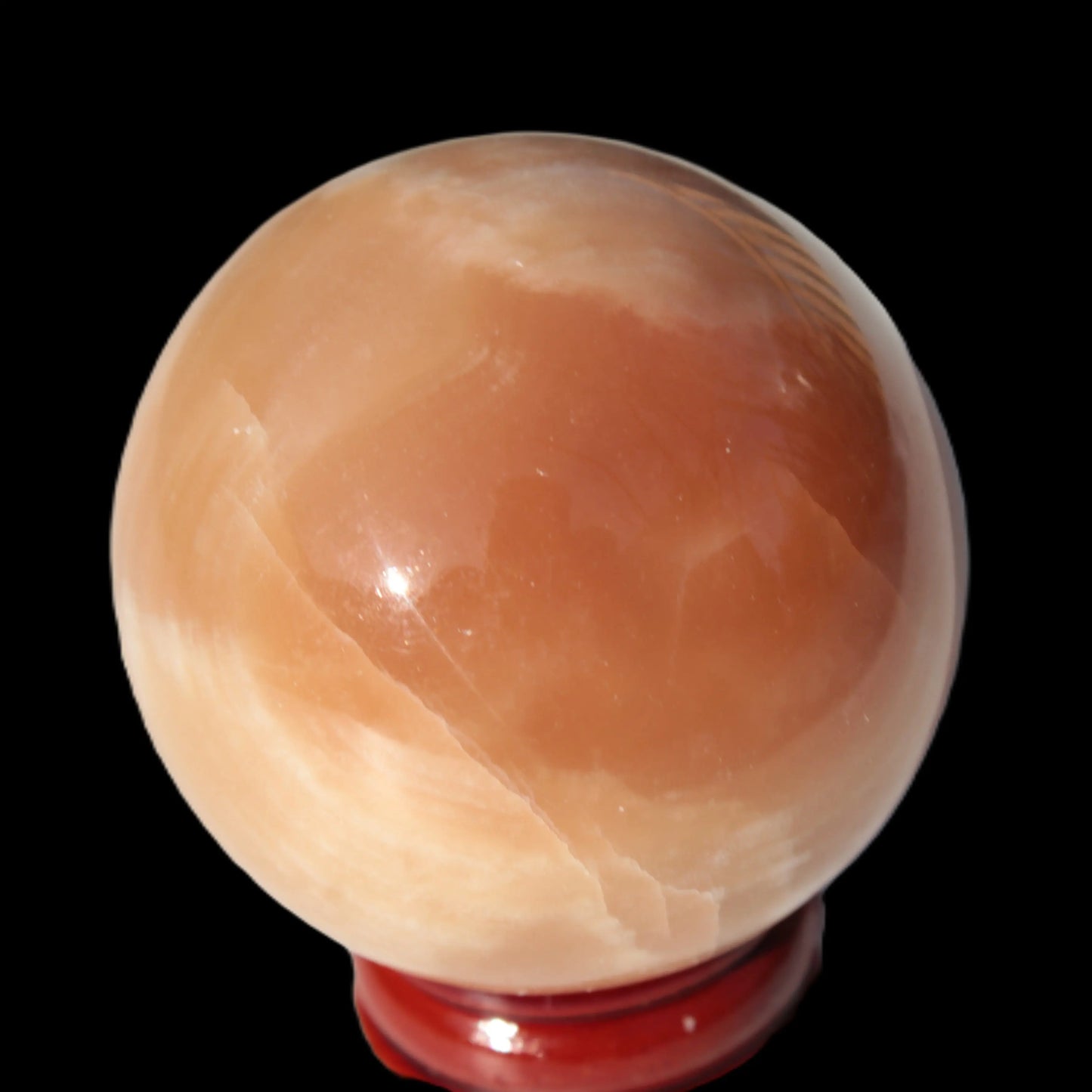 Honey Calcite sphere 53mm 175g Rocks and Things