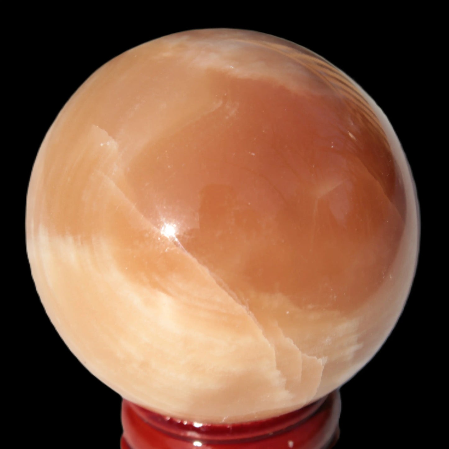 Honey Calcite sphere 53mm 175g Rocks and Things