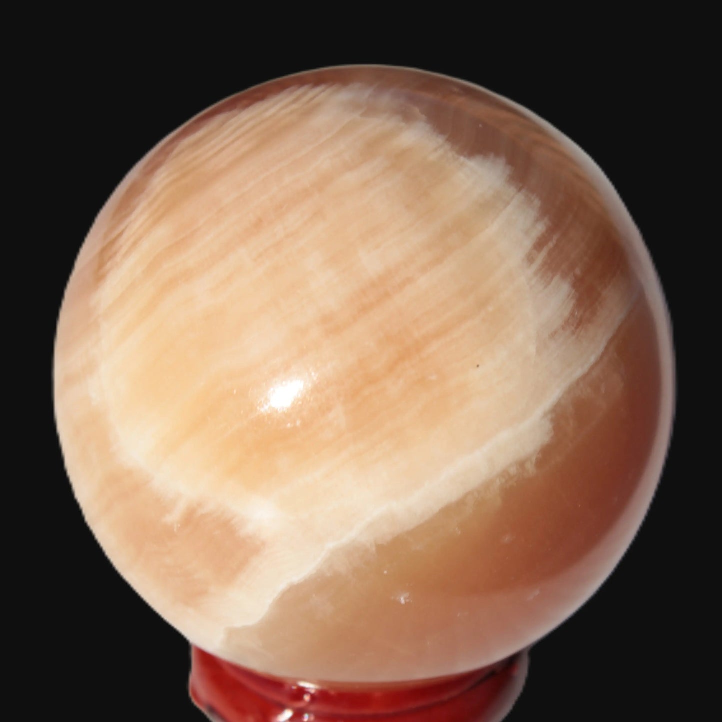 Honey Calcite sphere 53mm 175g Rocks and Things