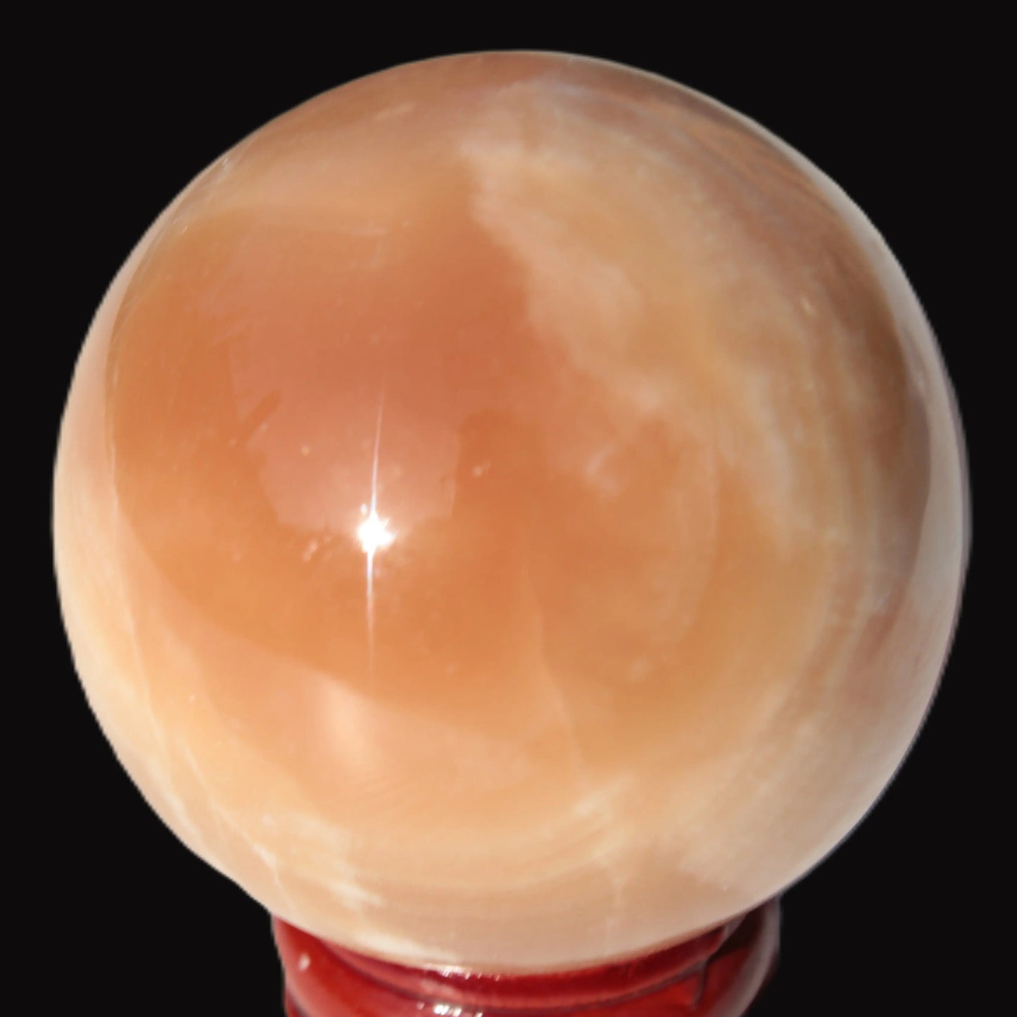 Honey Calcite sphere 53mm 175g Rocks and Things