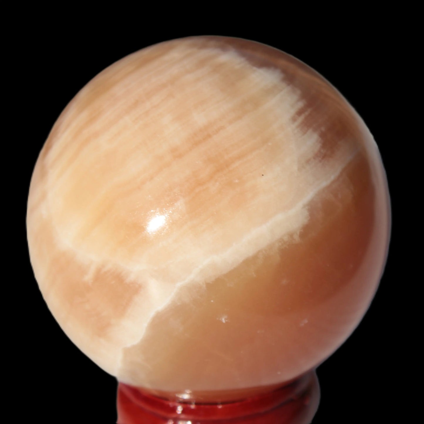 Honey Calcite sphere 53mm 175g Rocks and Things