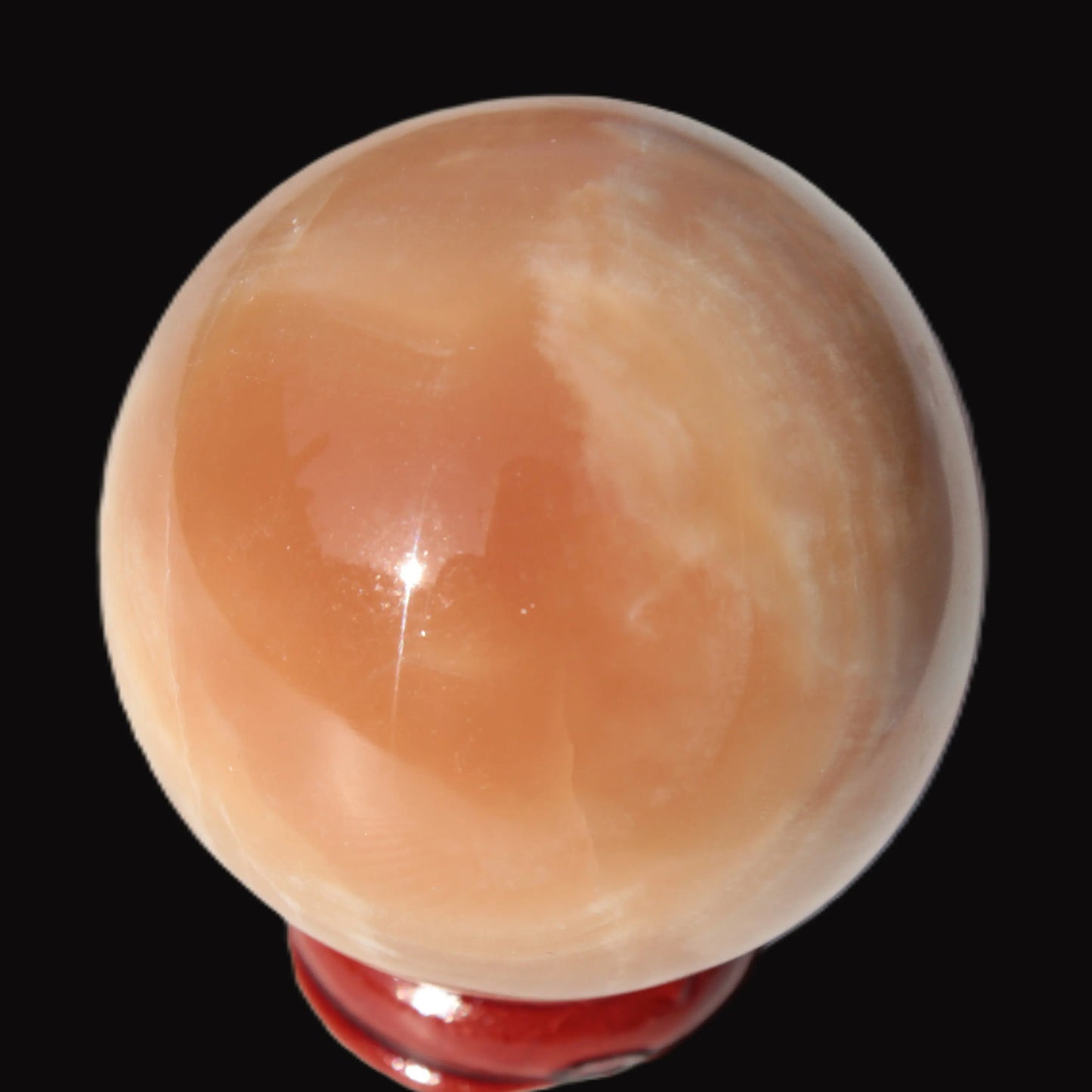 Honey Calcite sphere 53mm 175g Rocks and Things