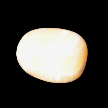 Lemon Calcite tumbled stone 25-30g Rocks and Things Store