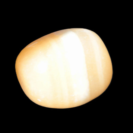 Lemon Calcite tumbled stone 25-30g Rocks and Things Store