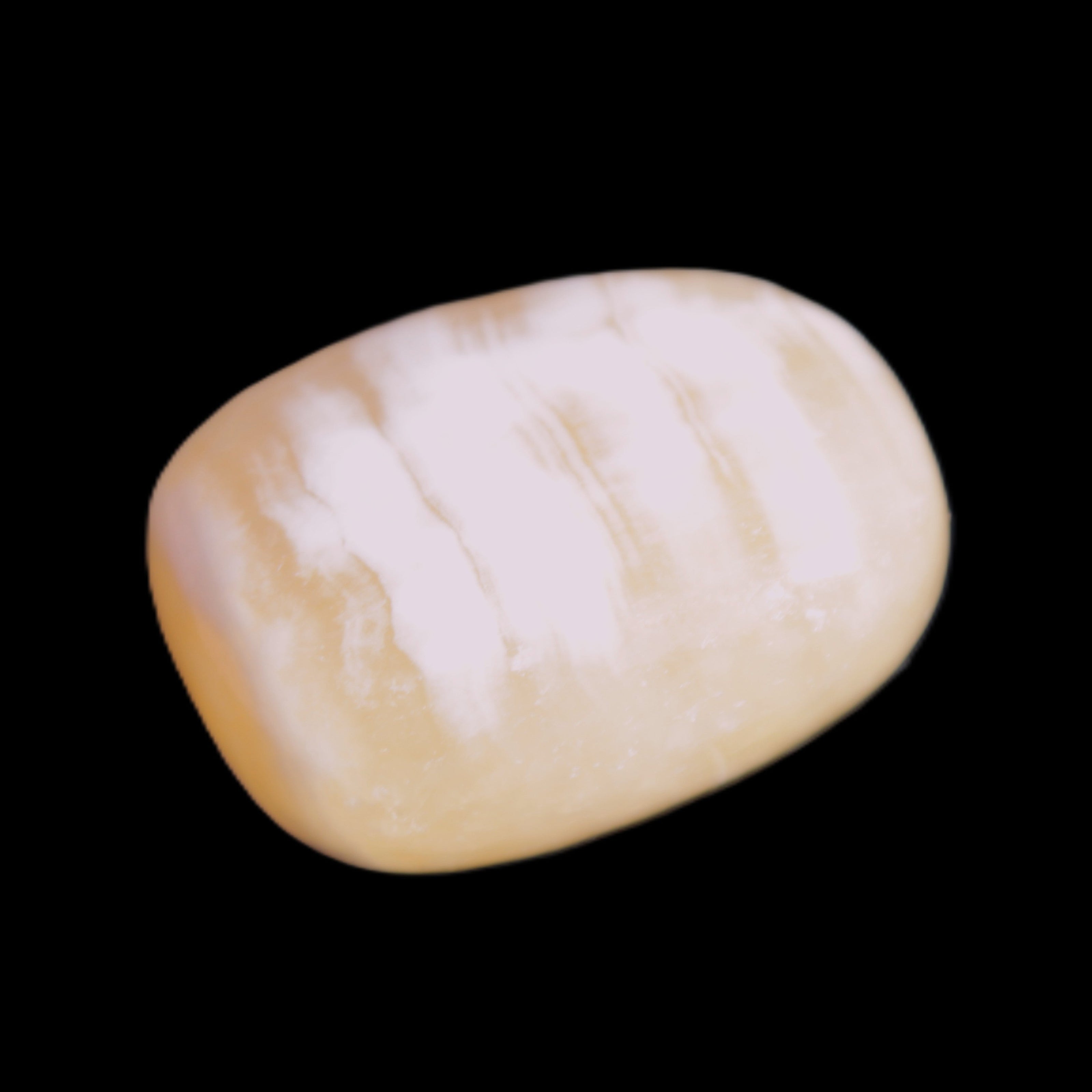 Lemon Calcite tumbled stone 20-29mm 15-18g Rocks and Things