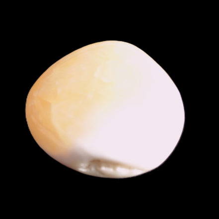 Lemon Calcite tumbled stone 20-29mm 15-18g Rocks and Things