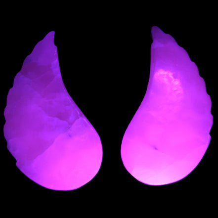 Mangano Calcite angel wings 60/62*115mm (178g & 192g) 380g Rocks and Things Store