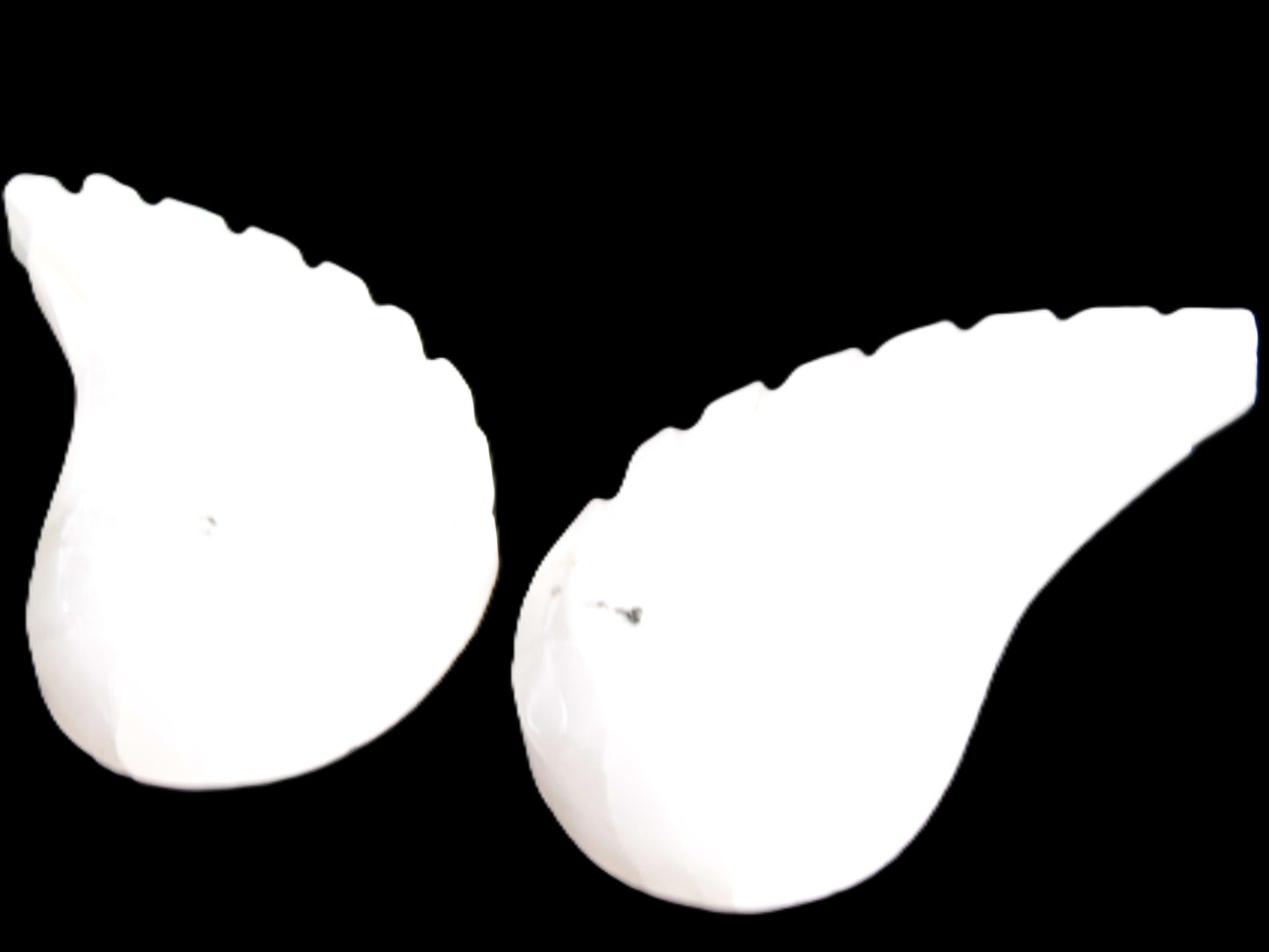 Mangano Calcite angel wings 60/62*115mm (178g & 192g) 380g Rocks and Things Store