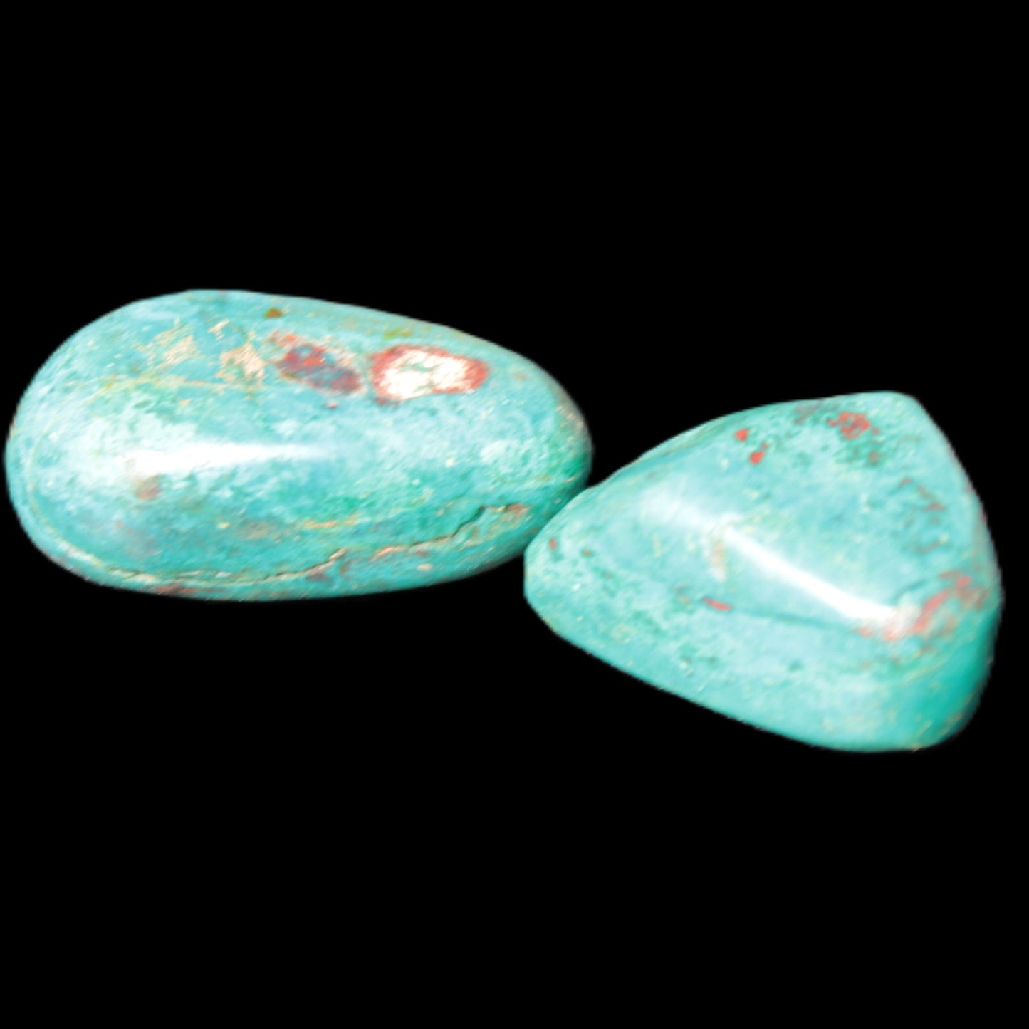 Chrysocolla Malachite 1/2 tumbled stones 22-32mm 20-25g Rocks and Things Store