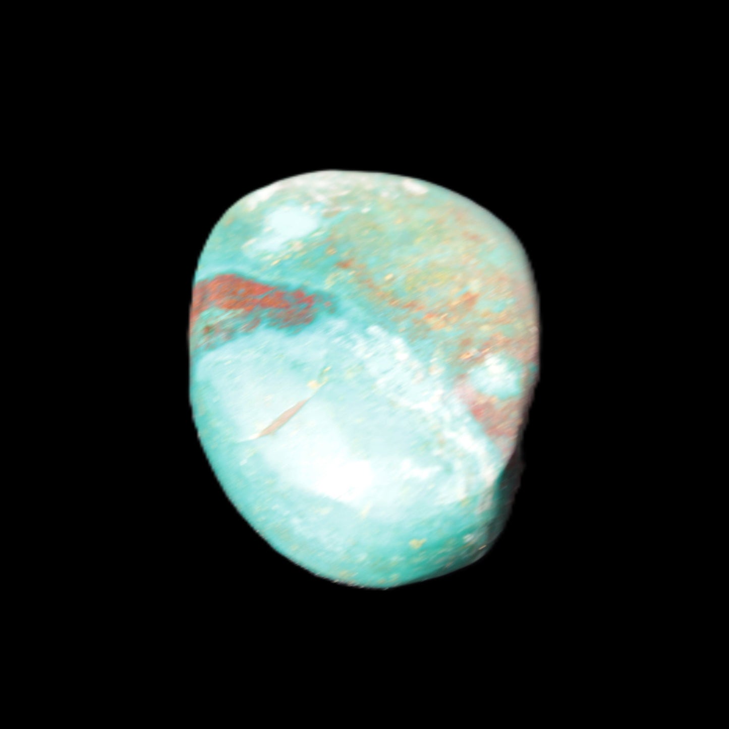 Chrysocolla Malachite tumbled stone 25-35mm 15-19g Rocks and Things Store