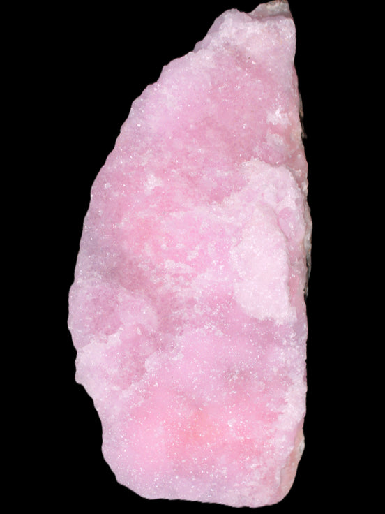 Pink Aragonite specimen on Ironstone matrix 150*22*75mm 336g in bright sunlight -  Rocks and Things Store